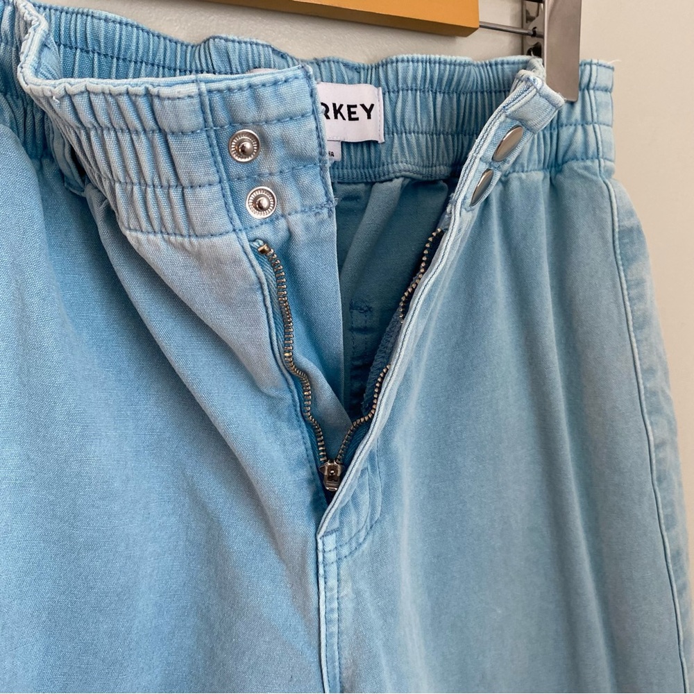 LF MARKEY Light Wash Baggy Wide Leg Elastic High Rise Colin Jeans Size 25 Casual - Picture 9 of 13